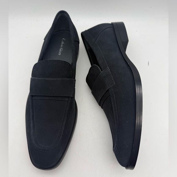 BRAND NEW Calvin Klein Kasper Men\'s Gray Suede Leather Loafers Shoes Size 10 M main image 4